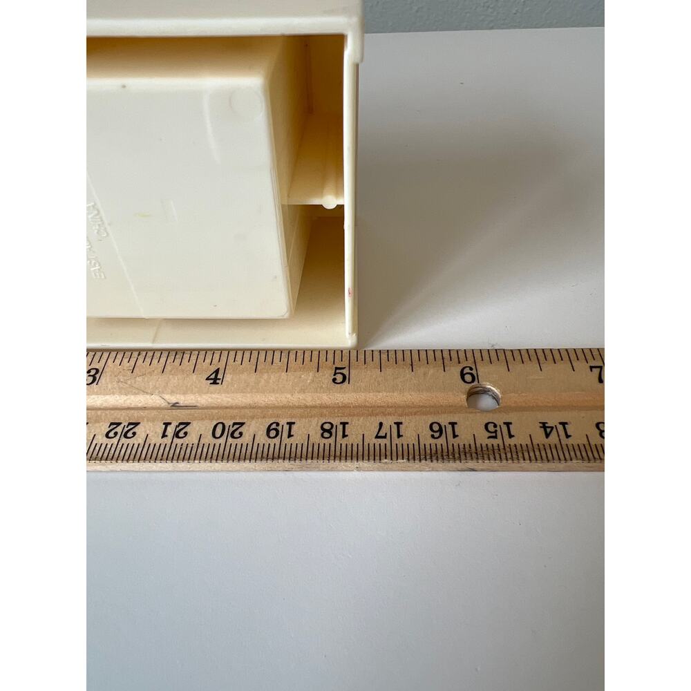 Fisher Price Loving Family Dollhouse Refrigerator Cream White Kitchen - Picture 5 of 5